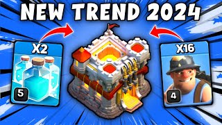 TH11 Miner  Clone Spell Attack Strategy  Best Th11 War Attack Strategy 2024 Clash of Clans [upl. by Monti417]