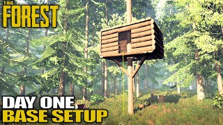 The Best Survival Game Ever Made  The Forest Gameplay  Part 1 [upl. by Nittirb]