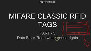 Mifare Classic read write block access rights  5 [upl. by Adlanor]