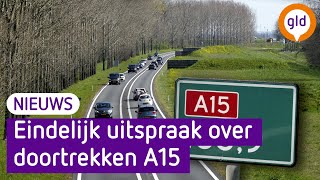 Groen licht voor doortrekken A15 maar het is nog niet geregeld [upl. by Ferree]