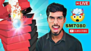 🤯 Stack Ball  LIVE🔴 Game shorts live🍁ShahrukhSM7080 [upl. by Acinorahs]