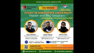 Hiroshima Universitys Master and PhD Program [upl. by Noelopan]