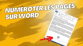 comment numéroter les pages sur Word [upl. by Negem]