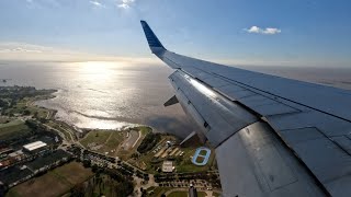 Landing  Buenos AiresAeroparque  Aerolíneas Argentinas  Boeing 737800 [upl. by Christiansen]