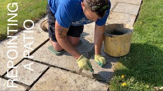 Repointing Paving Slabs [upl. by Atiuqiram]