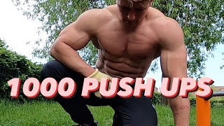 1000 PUSH UPS IN ONE SET [upl. by Cressler]