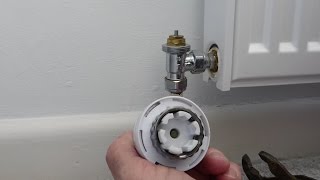 How to remove and replace a thermostatic radiator valve head [upl. by Rame]