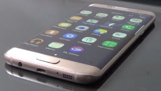 Samsung Galaxy S7 Edge Gold Full Review and Unboxing [upl. by Nnaeirrac]