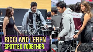 THE TRUTH RICCI RIVERO AT LEREN MAE BAUTISTA SPOTTED  MAGKAHOLDING HANDS [upl. by Lozar]