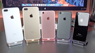 Apple iPhone 7 vs 7 Plus Unboxing amp Review All Colors [upl. by Donnamarie765]