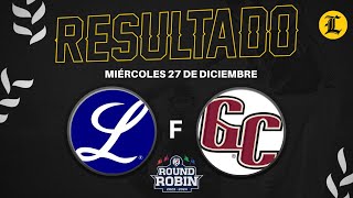 Resumen Tigres del Licey vs Gigantes del Cibao  27 dic 2023  Round Robin Lidom [upl. by Imugem]