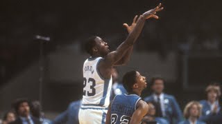 Michael Jordans gamewinner vs Georgetown 1982  FINAL MINUTE [upl. by Hobie]