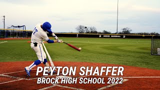 Peyton Shaffer  Brock High School 2022 [upl. by Reeher]