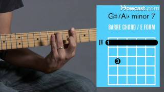 A♭Minor 7  G ♯ Minor 7 Barre Chord  Guitar Lessons [upl. by Ameerahs]