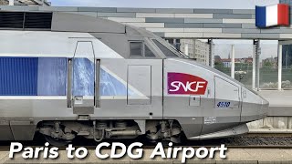 From Lille to CDG airport by train with TGV Inoui [upl. by Ettenoj]