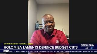 GNU  Bantu Holomisa laments defence budget cuts [upl. by Madi]