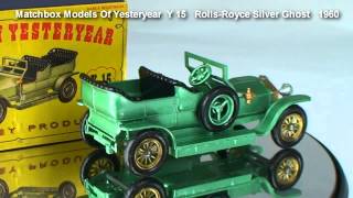 Matchbox Models Of Yesteryear Y 15 1960 Rolls Royce Silver Ghost [upl. by Eniak607]