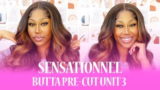 Sensationnel Butta Lace PreCut Glueless HD Lace Front Wig  BUTTA PRECUT UNIT 3 EBONYLINECOM [upl. by Evaleen]