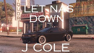 Drift Zone Drifting Dodge Challenger JCole Let Nas Down [upl. by Inal706]