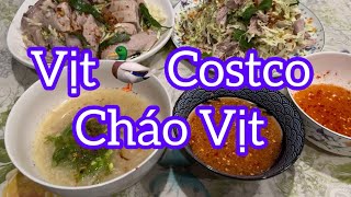 Vlog 478 Cháo Vịt Gởi Bắp Cải Nước Mắm Gừng 🫚Vịt costco CoHong62 [upl. by Nirroc]