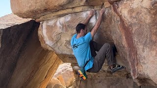 Scorpion Traverse  Joshua Tree Bouldering [upl. by Kcirddot]