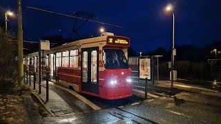 HTM tramlijn 12 Duindorp  Station Den Haag Hollands Spoor vv  BN GTL8 3128  2023 [upl. by Ahsha]