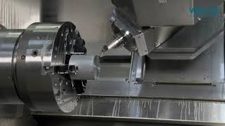 Eccentric Turning in a M50 MILLTURN [upl. by Rozamond]