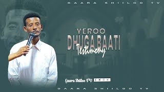 YEROO DHUGA BAATI WITH PROPHET DAWIT ASEFA ‪‪‪gaarashiilootv [upl. by Lavud21]