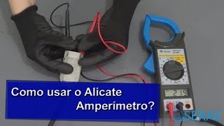 Como usar o Alicate Amperímetro [upl. by Honeyman]