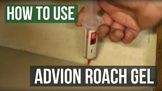 How To Use Advion Roach Bait Gel Eliminate German Roaches [upl. by Renault]