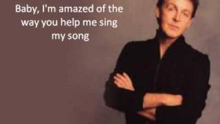 Paul McCartney and The Wings Maybe Im Amazed with Lyrics [upl. by Noland368]