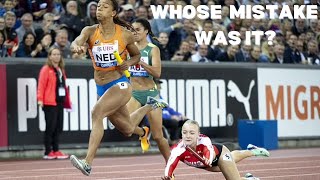 What a Dramatic Last 100m In WOMENS 4X100M RELAY🤭😂😭Netherlands Vs Switzerland [upl. by Alhan]