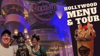 Toothsome Chocolate Emporium Hollywood  TOUR  FULL MENU  Best Items  Universal Studios [upl. by Bore]