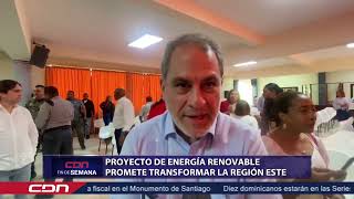 Proyecto de energía renovable promete transformar la región Este [upl. by Dione809]