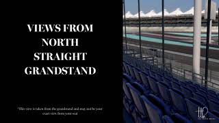 Yas Marina Circuit Abu Dhabi  North Straight Premium Grandstand [upl. by Yeldar]