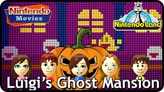 Nintendo Land  Luigis Ghost Mansion Compilation 5 Players Maurits Rik Myrte Danique Thessy [upl. by Walli399]