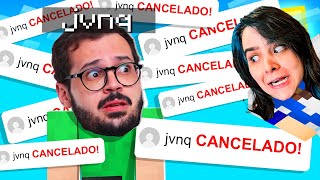 JVNQ CANCELADO ACABOU  BedWars Minecraft [upl. by Nnylkoorb]