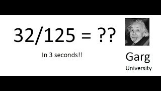 Math trick to divide any number by 5 25 and 125 in Mind [upl. by Eddra]