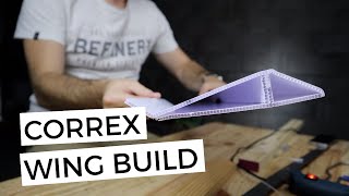 Correx Wing Build  RC Plane Building for Beginners [upl. by Amos]