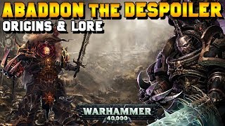 Abaddon the Despoiler Origins amp Lore Fall of Cadia  Warhammer 40000 [upl. by Geis]