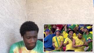 Mexico vs Brazil 2012 Olympics Final Reaction [upl. by Nayhr679]