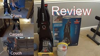 Initial Review  Bissell PROHEAT Advanced  Carpet Cleaner Demonstration [upl. by Nylarak]