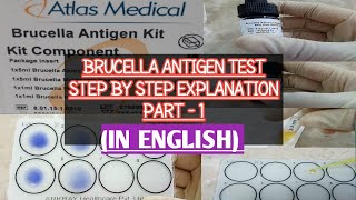 Brucella Antigen TestProcedure amp Practical explained step by stepPart 1Abortus amp Mellitus Species [upl. by Marlowe]