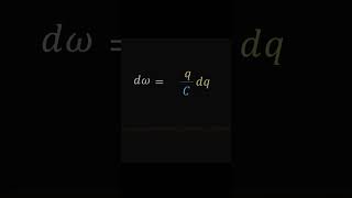 derivation energy stored in capacitor capacitor animation expression shorts [upl. by Seigel]