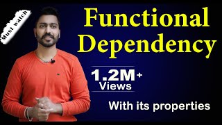 Lec23 Functional Dependency amp its properties in DBMS in HINDI [upl. by Grizel]