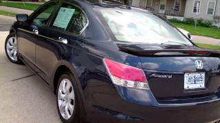 2010 Honda Accord ExL V6 4dr sedan Rare Dekalb IL near Aurora IL [upl. by Annaerdna516]