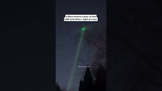 MAN SHOOTS LASER AT WHITE ORB news alien [upl. by Lali]