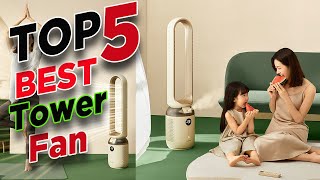 ✌️ TOP 5 Best Bladeless Fan Tower ✔️ Bladeless Tower Fan Review [upl. by Yrrok709]