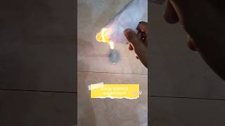 simple science experiments 🔥 diy science project ⚡short experiment science diy [upl. by Ellerahs]