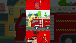 Firefighter Song 911 firetruck childrensongs kidssongs 911 firefighter [upl. by Ayahsey]